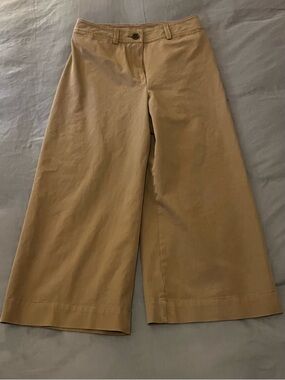 Trina Turk Tan High-Rise Chino Pants